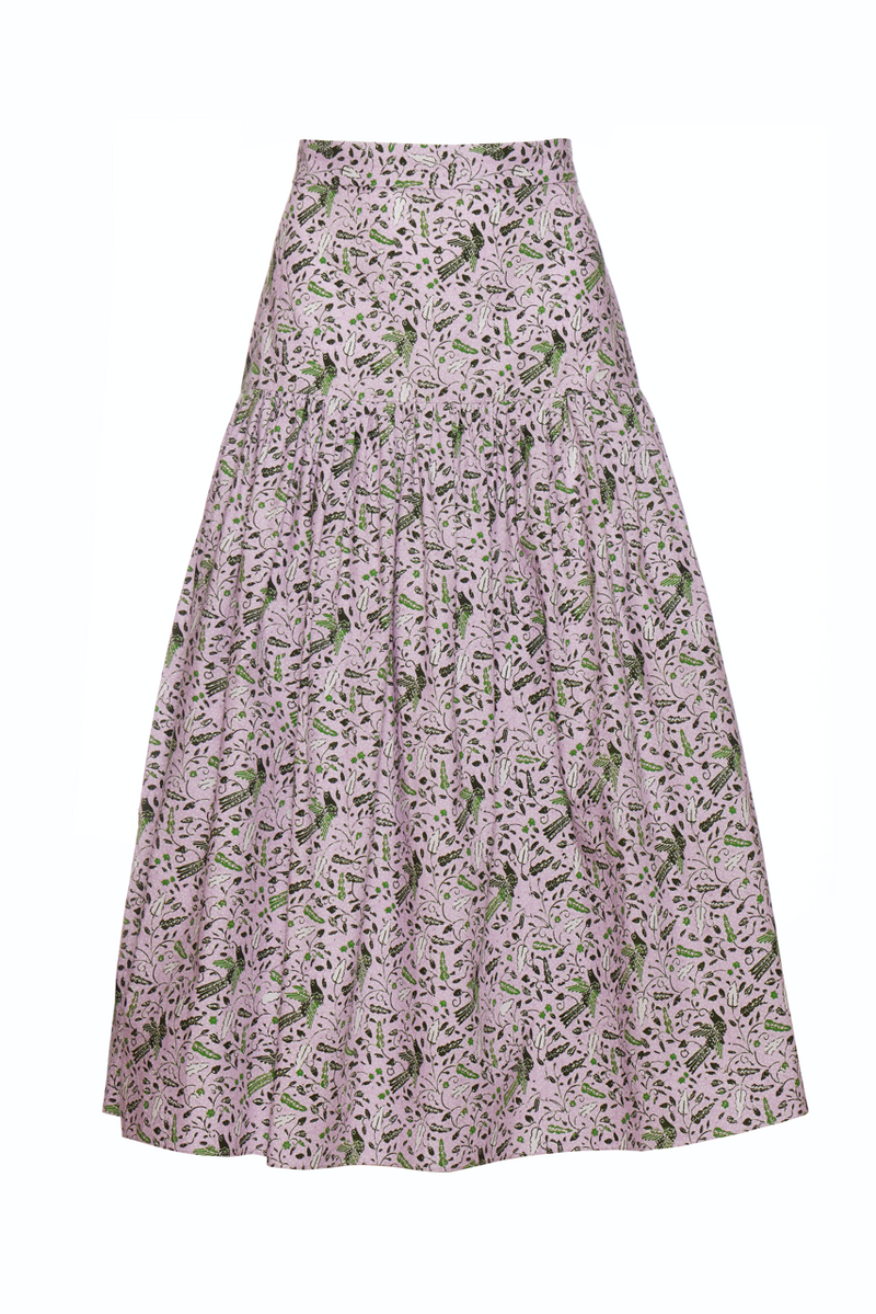 Oleanda Skirt - Lilac Aztec Batik