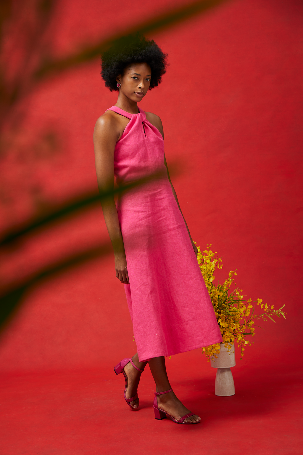 Sol Dress - Hot Pink
