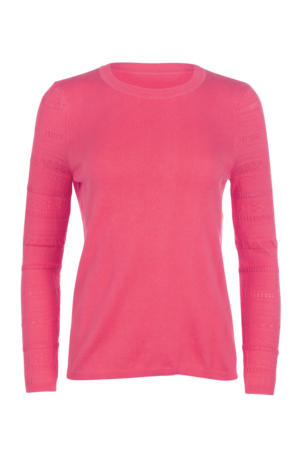 Pointelle Sweater - Pomegranate