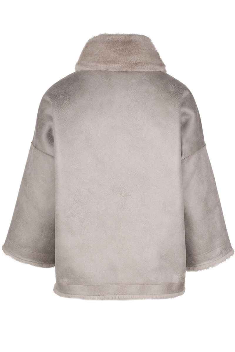 Flare Sleeve Reversible Jacket - Perla