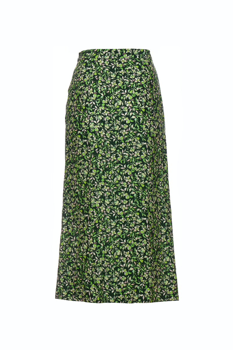 Serrana Skirt - Verde Flores