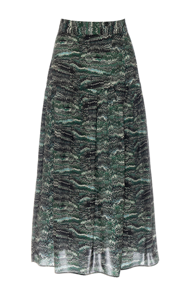 Oleanda Skirt - Green Feathering