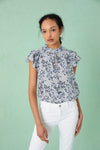 Butterfly Blouse - Blue Water Lily