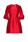 Rosette Dress - Red