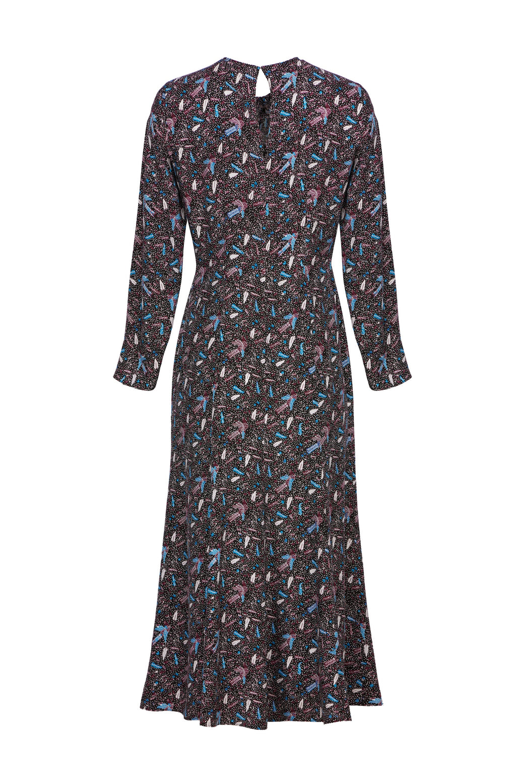 Ginger Dress - Lapis Aztec Batik