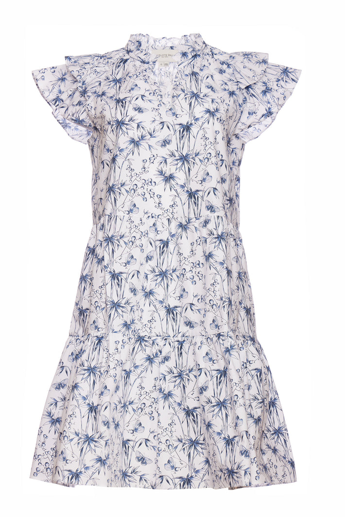 Ibiza Dress - Navy Butterfly