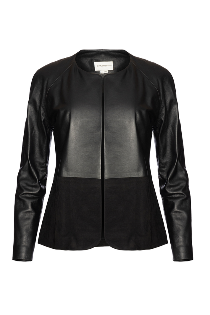 Milan Leather Jacket - Black