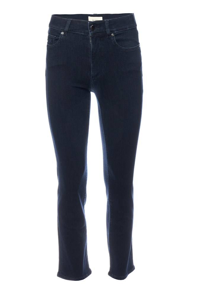 Mara Straight Leg Ankle Jean - Flatiron