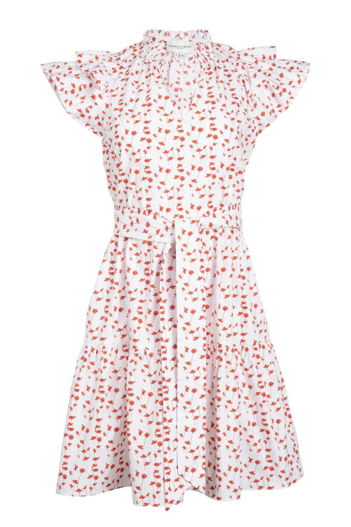 Ibiza Dress - Red Spanish Poppy