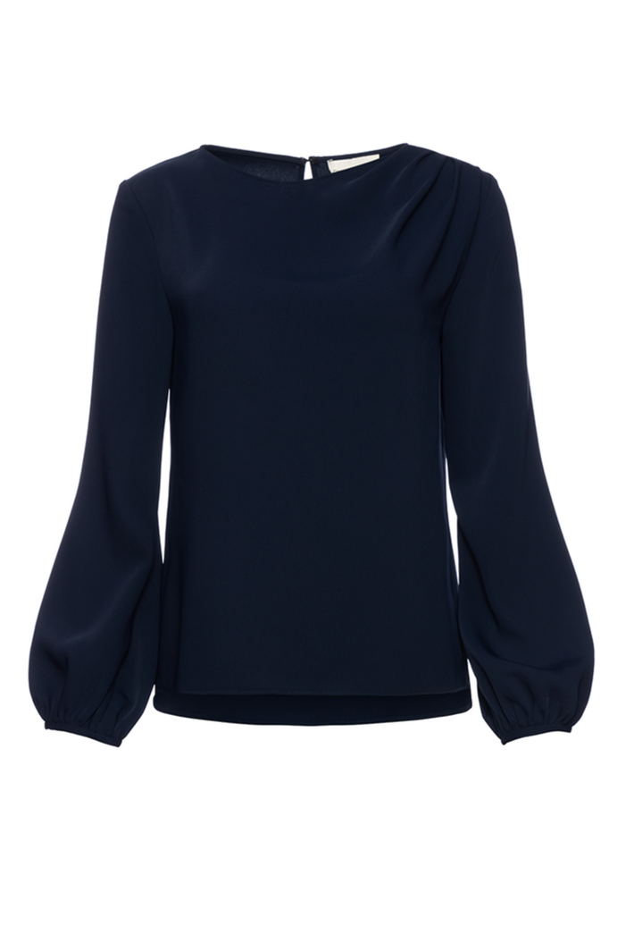 Greta Blouse - Navy