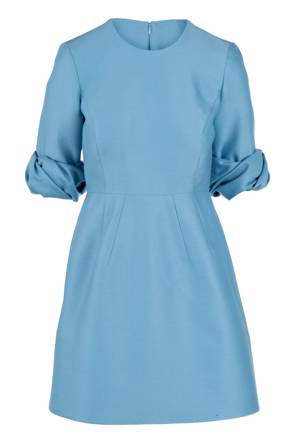 Rosette Dress - Cornflower Blue