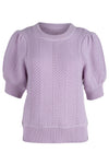 Chevron Cleo Sweater - Lavender