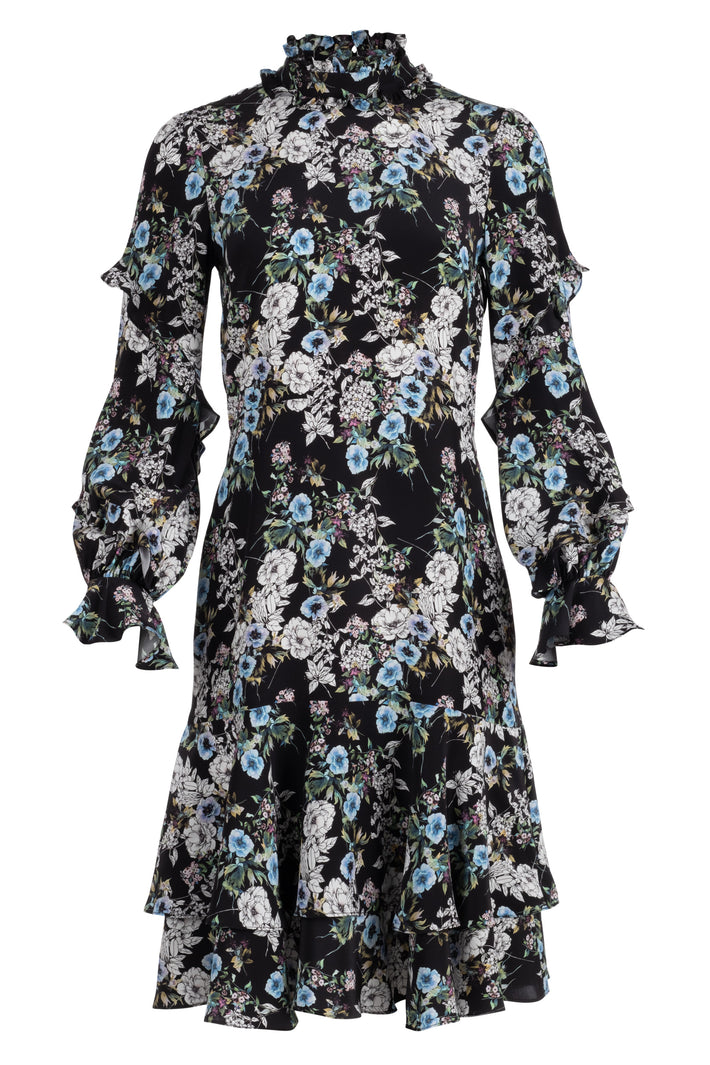 Violet Dress - Black Blossom