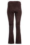 Suede Kick Flare Pant - Chocolate