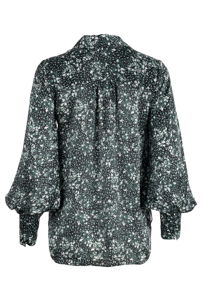 Isabella Blouse - Green Water Lily