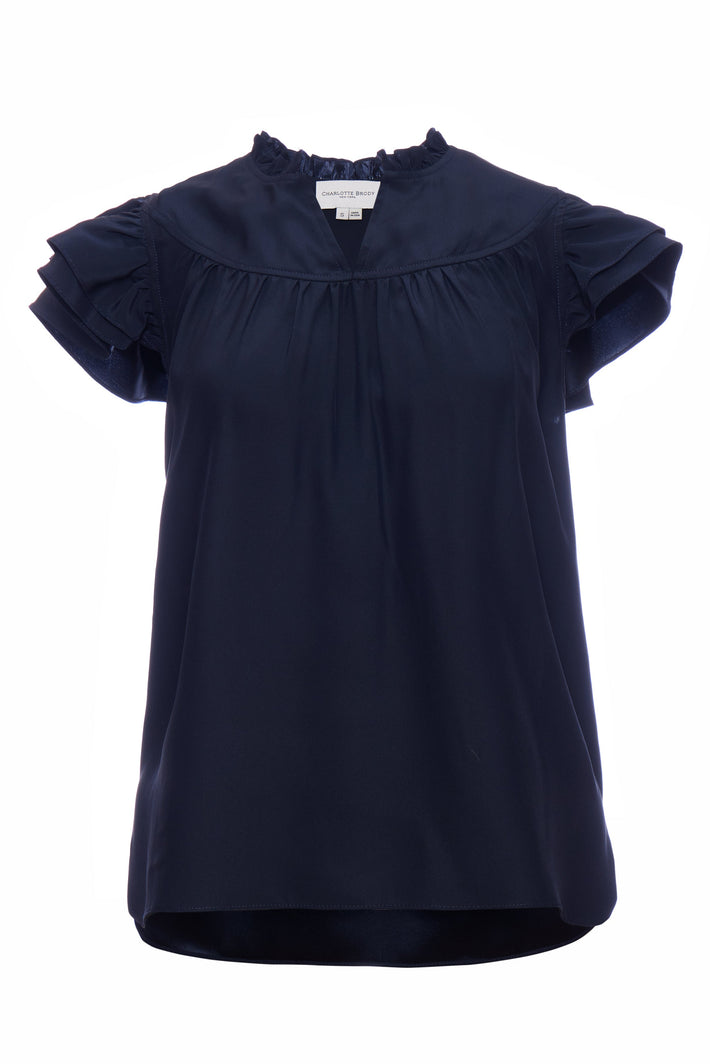 Dragonfly Blouse - Navy