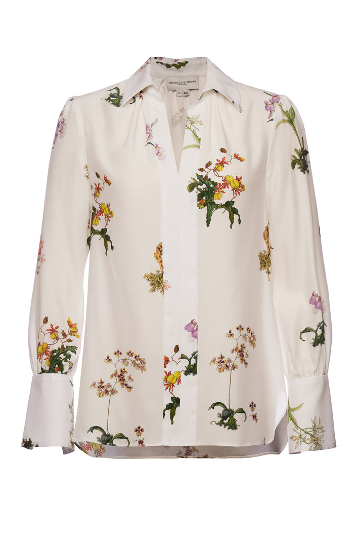 Laurel Blouse White Orchid