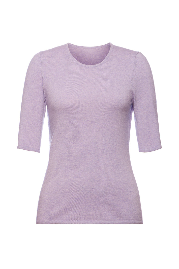 Short Sleeve Perfect Crewneck Lilac