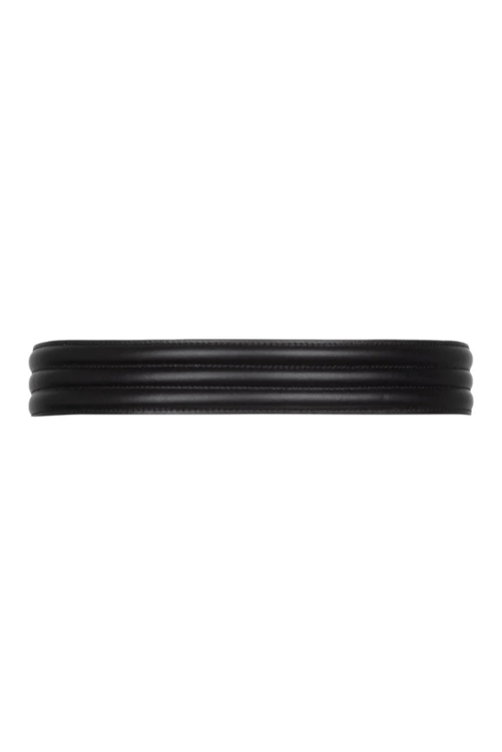 Banded Belt - Black Leather