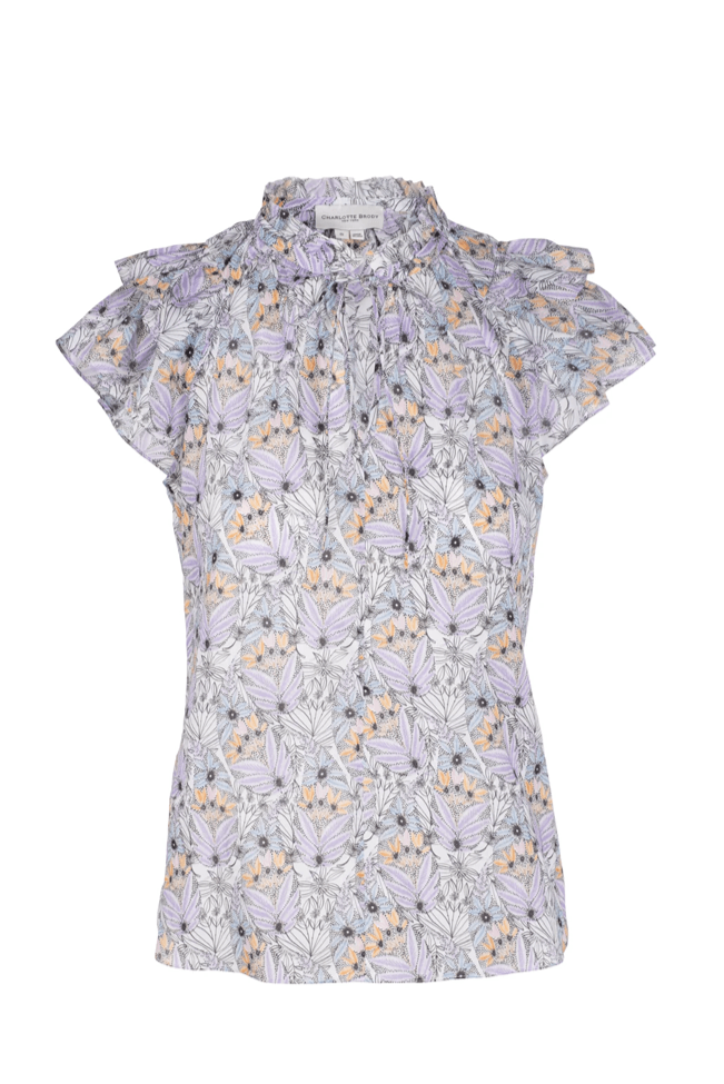 Butterfly Blouse - Lilac Paisley