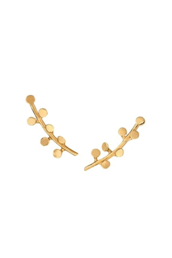 Berry Stud Earrings - Gold