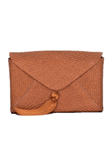 Amber Tassel Clutch