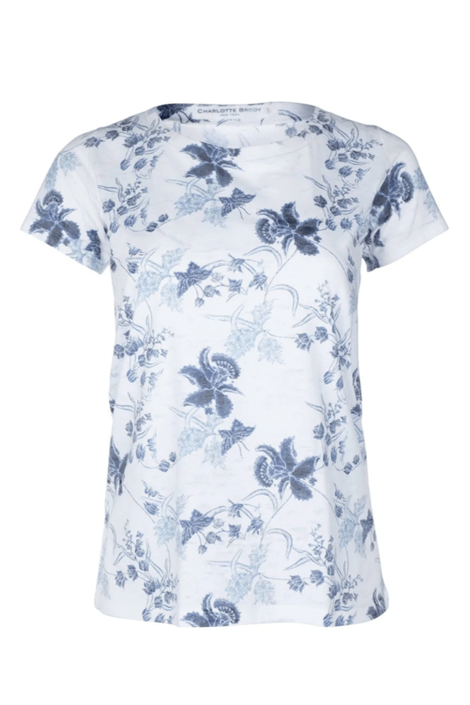 Burnout Tee - Butterfly Batik