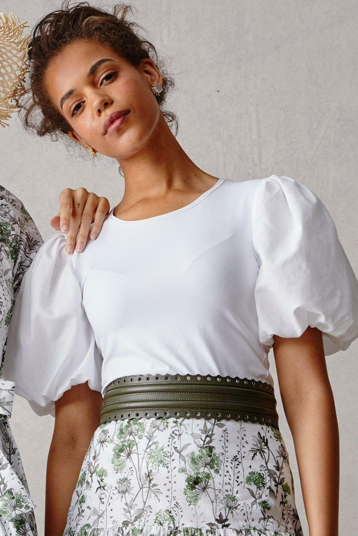 Fretwork Belt - Olive