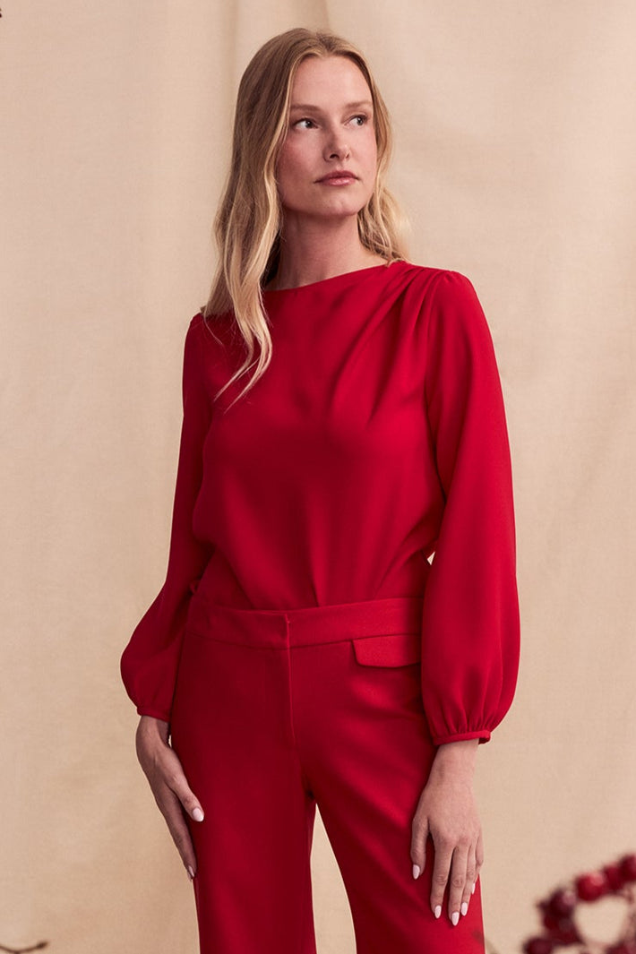Greta Blouse - Red