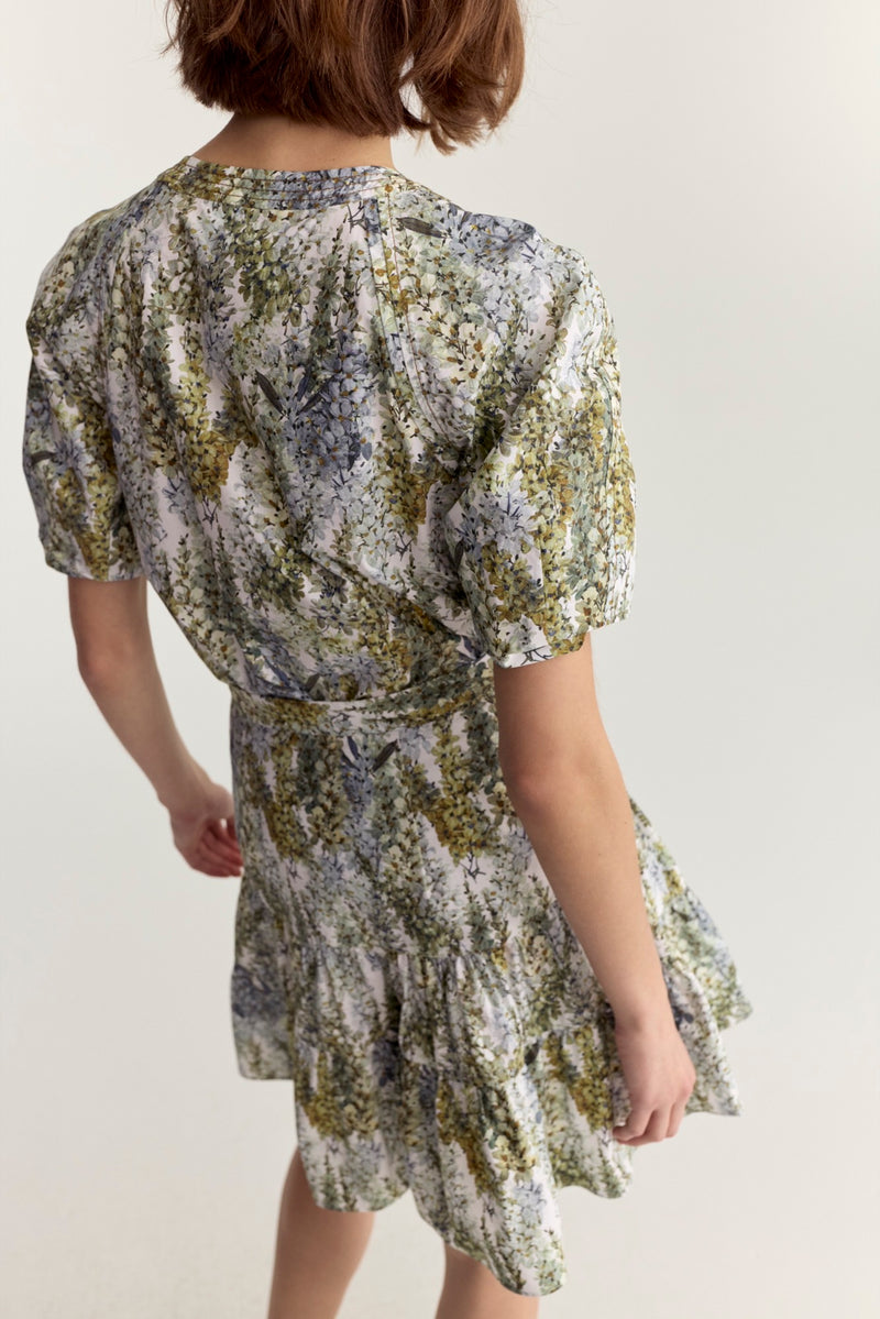 Riviera Skirt Blue Wisteria Poplin