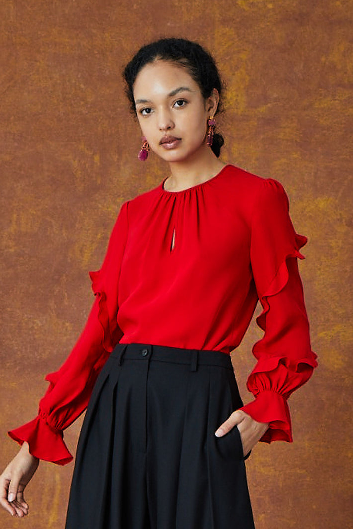 Aurora Blouse - Red