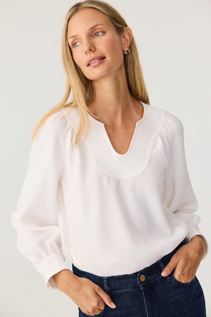 Boho Blouse - Ivory