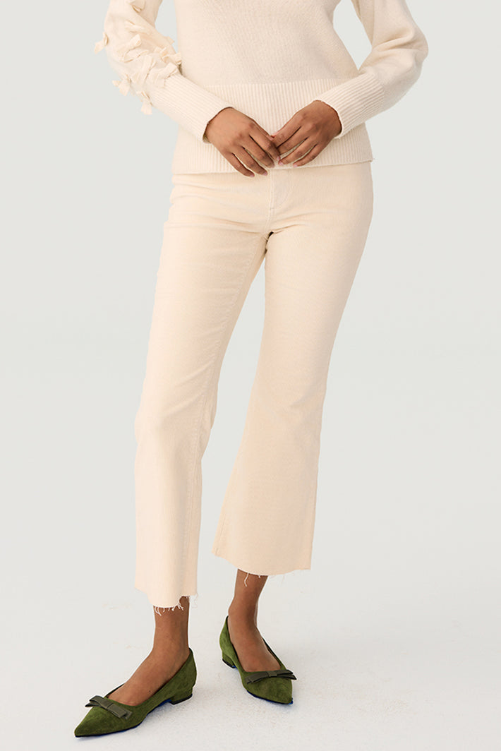 Bridget Boot Crop Jean - Manilla