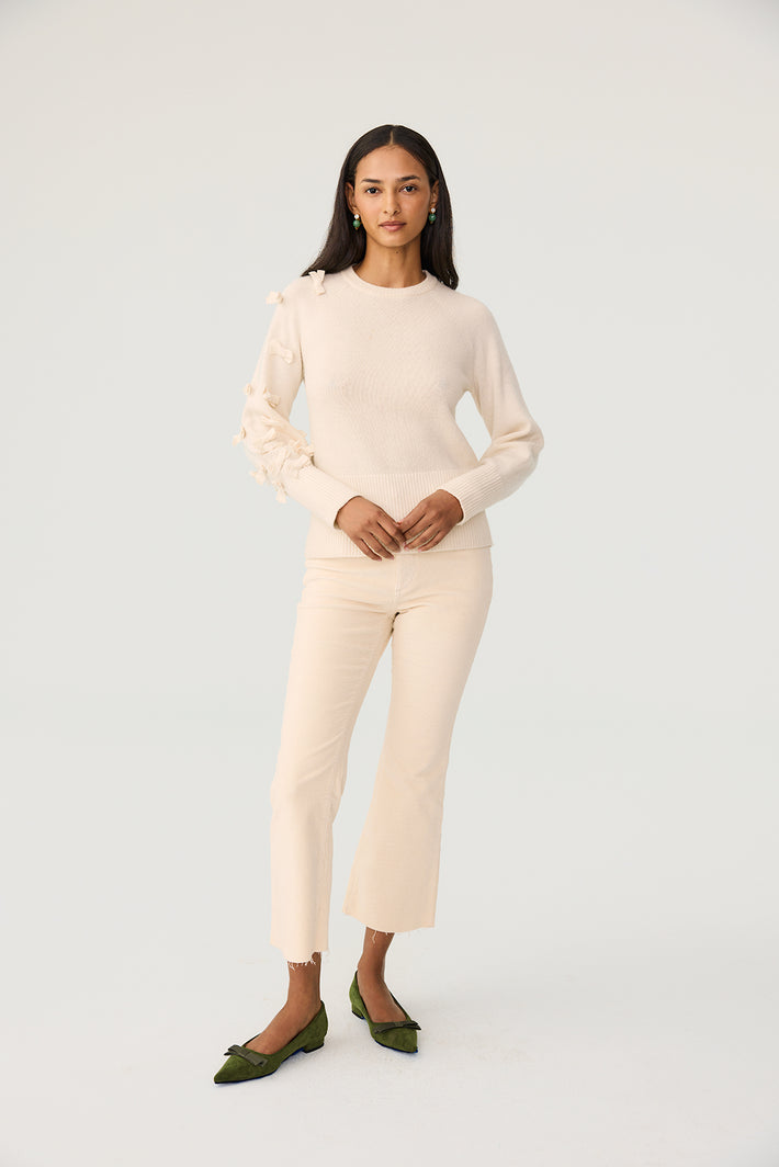 Bridget Boot Crop Jean - Manilla