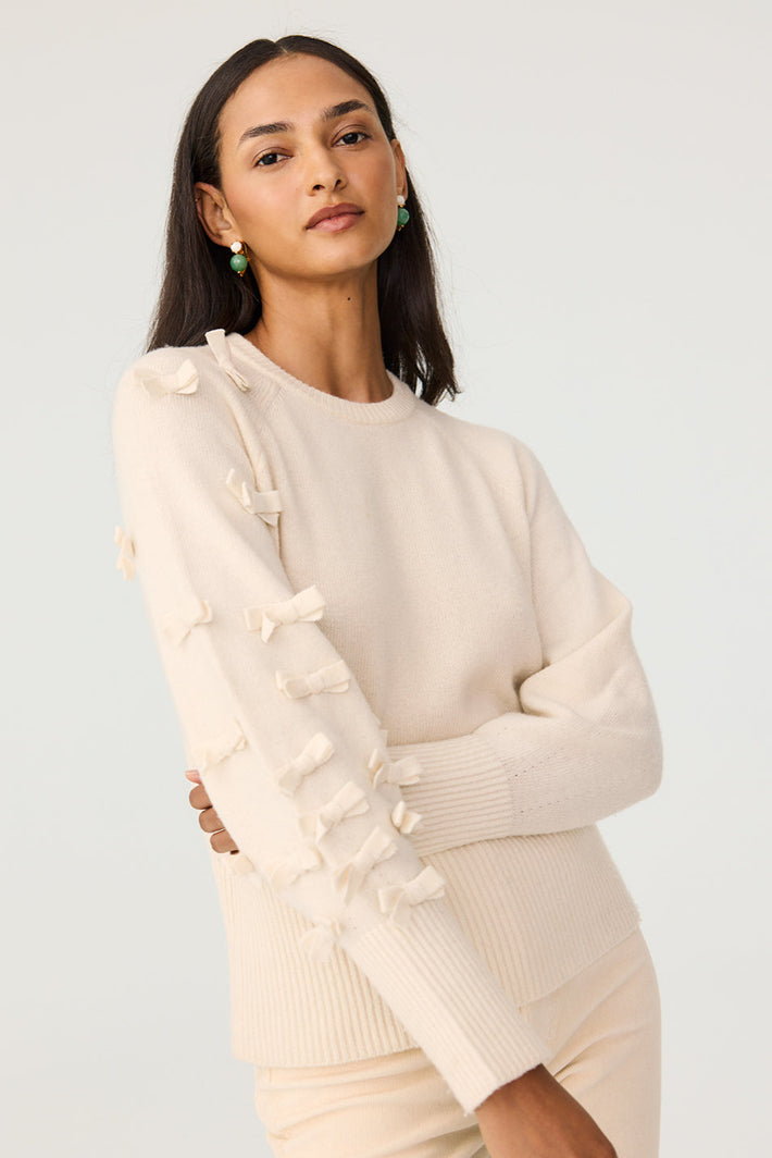 Bow Sweater - Ivory