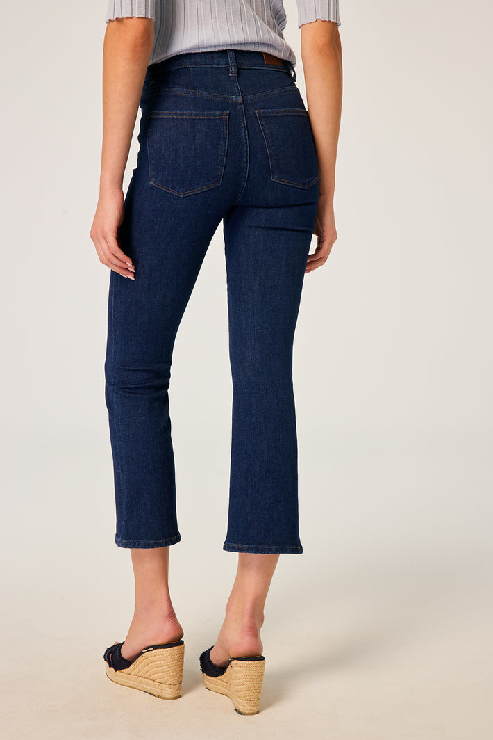 Bridget Boot Crop Jean - Deep Sapphire
