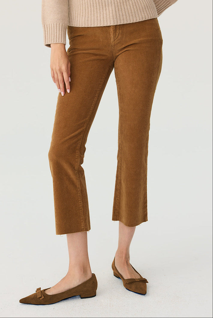 Bridget Boot Crop Jean - Teakwood