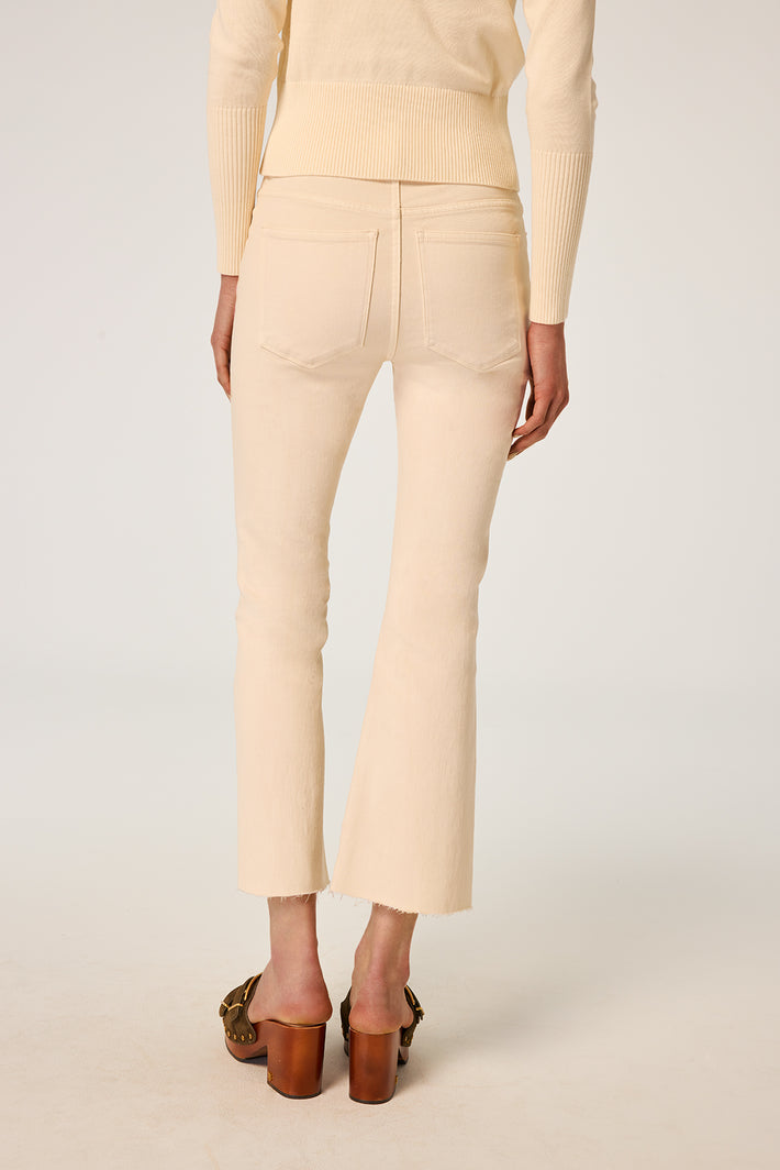 Bridget Boot Crop Jean - Flax