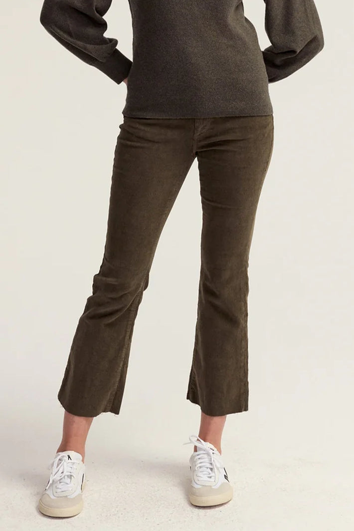 Bridget Boot Crop Jean - Trellis Corduroy