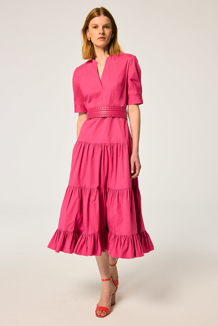 Cadiz Dress - Raspberry