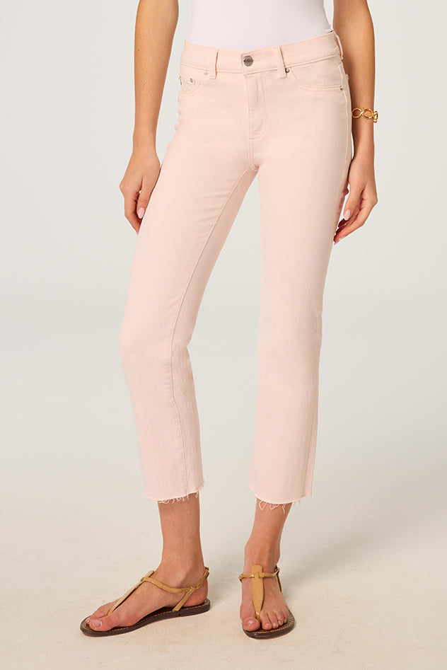 Mara Straight Leg Ankle Jean - Primrose Pink