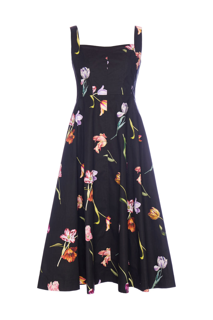 Allegra Dress - Black Tulip