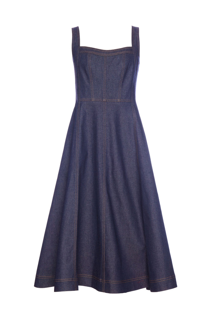 Allegra Dress - Blue Denim
