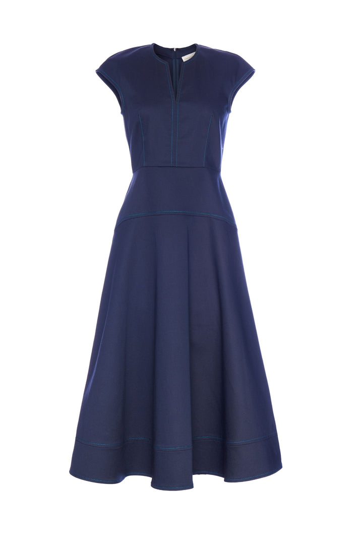 Celeste Dress - Navy