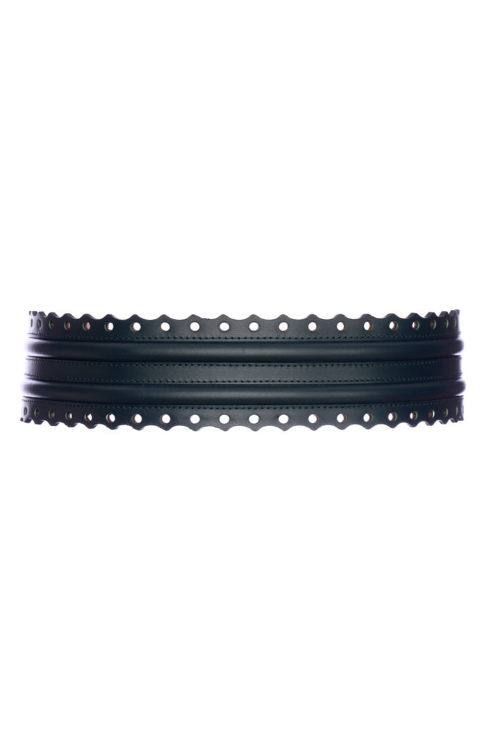 Fretwork Belt - Navy