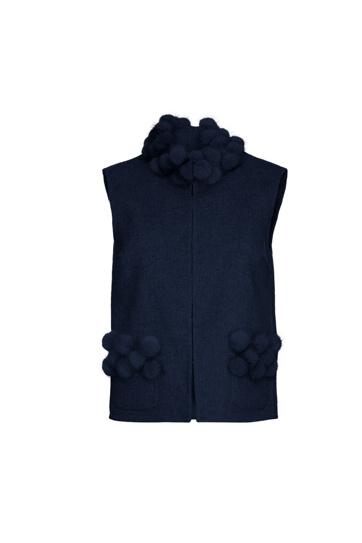 Pompette Vest - Navy