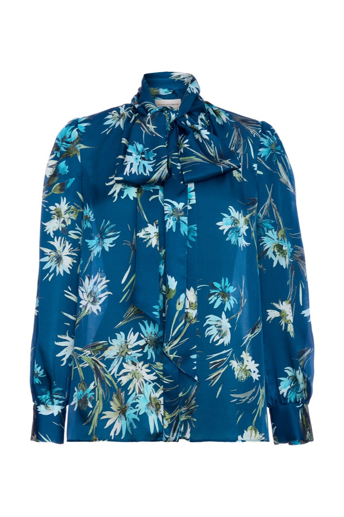 Sable Blouse - Teal Chamomile