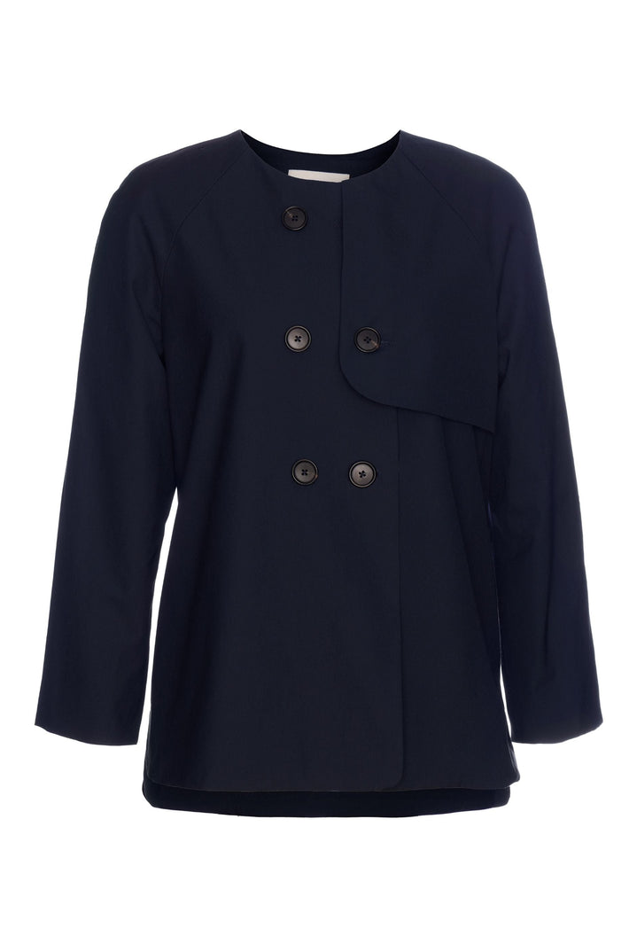 Trench Blazer - Navy