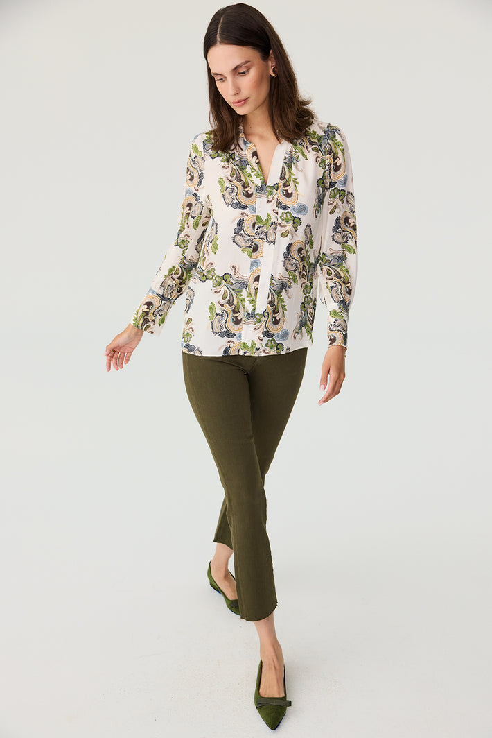 Mara Straight Leg Ankle Jean - Trellis