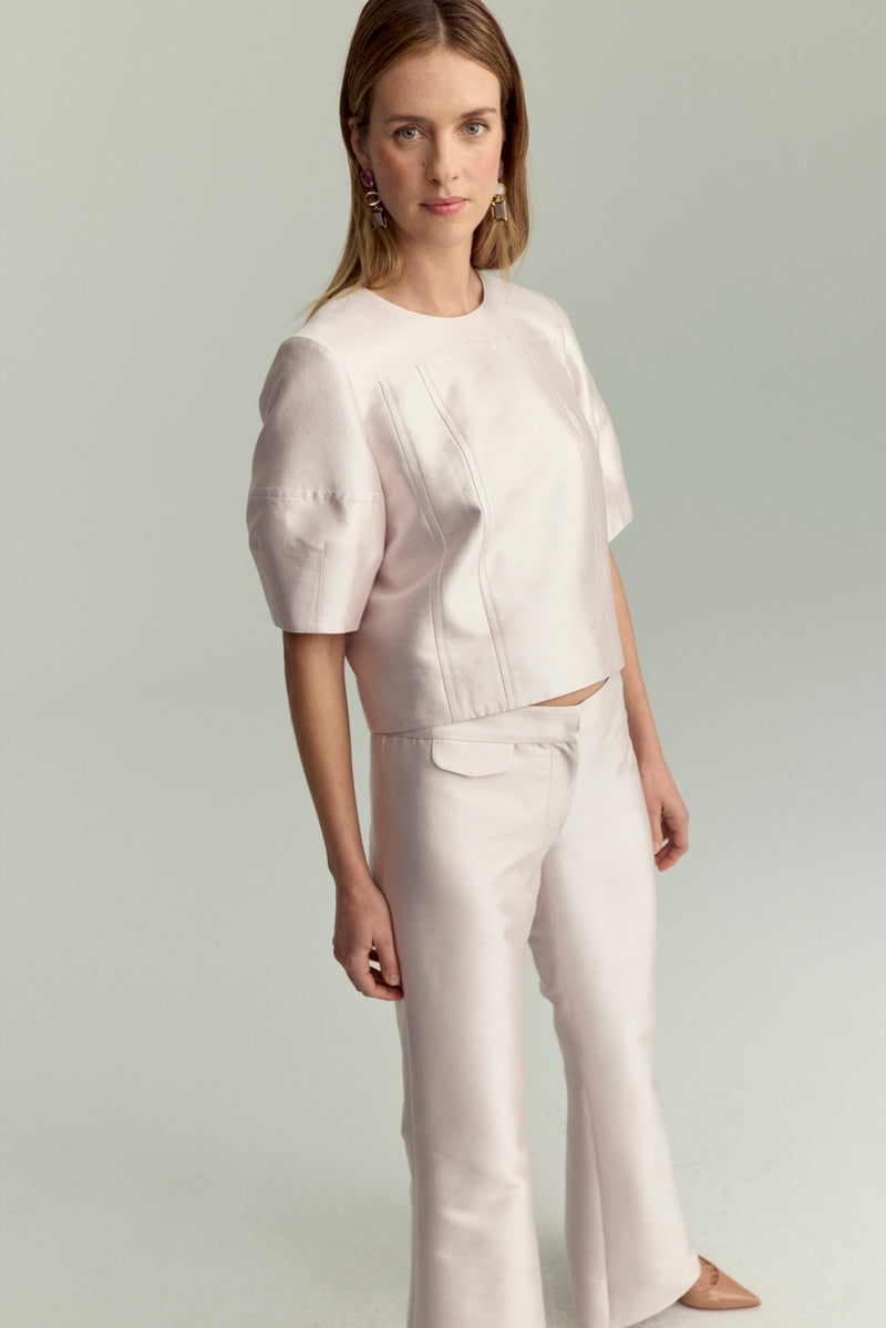 Perry Pant in Silk Mikado